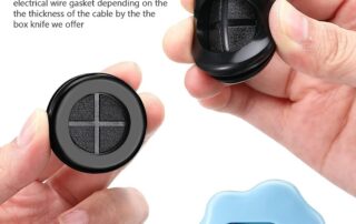 Rubber Grommet For Downpipe Round Rubber Plug Hole Grommet Firewall Gasket Kit for Protecting Cable Wire