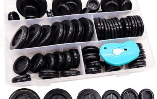 Rubber Grommet For Downpipe Round Rubber Plug Hole Grommet Firewall Gasket Kit for Protecting Cable Wire