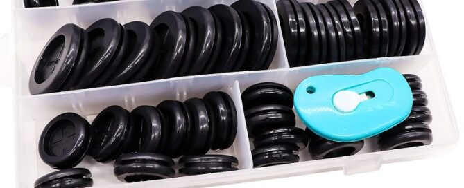 Rubber Grommet For Downpipe Round Rubber Plug Hole Grommet Firewall Gasket Kit for Protecting Cable Wire