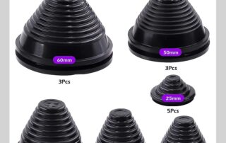 Rubber Grommets For cars Tower Shaped Rubber Grommet Firewall Hole Plug Synthetic Wire Protection