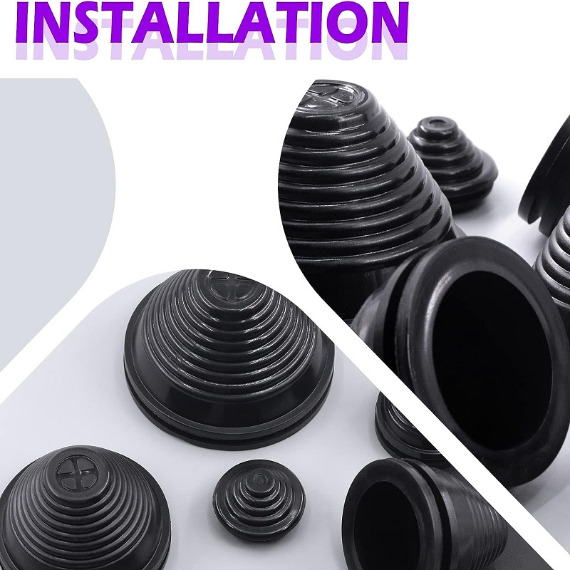 Rubber Grommets For cars Tower Shaped Rubber Grommet Firewall Hole Plug Synthetic Wire Protection