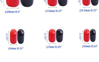 Rubber Hose Cap Flexible Bolt Screw Rubber Caps Thread Protector End Safety Cover