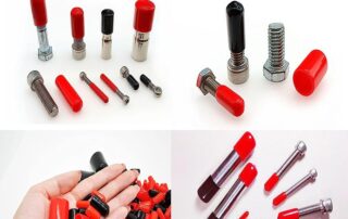 Rubber Hose Cap Flexible Bolt Screw Rubber Caps Thread Protector End Safety Cover