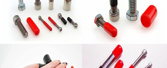 Rubber Hose Cap Flexible Bolt Screw Rubber Caps Thread Protector End Safety Cover