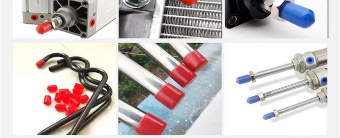 Rubber Hose Cap Flexible Bolt Screw Rubber Caps Thread Protector End Safety Cover