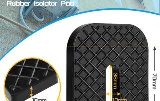 Rubber Shock Absorber Pads Shock Absorbing Rubber Absorber Sound Isolation Pad