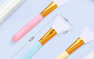 Silicon Brushes for Making Epoxy Glitter Tumblers Reusable Flexible Silicone Brush for Spreading Epoxy Resin on Tumblers