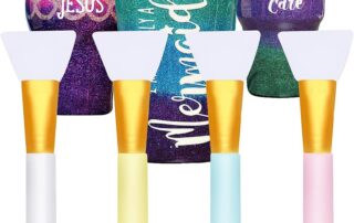Silicon Brushes for Making Epoxy Glitter Tumblers Reusable Flexible Silicone Brush for Spreading Epoxy Resin on Tumblers
