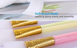 Silicon Brushes for Making Epoxy Glitter Tumblers Reusable Flexible Silicone Brush for Spreading Epoxy Resin on Tumblers