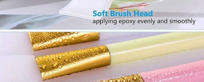 Silicon Brushes for Making Epoxy Glitter Tumblers Reusable Flexible Silicone Brush for Spreading Epoxy Resin on Tumblers