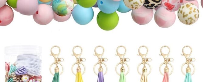 Silicone Bead Tool Silicone Beads for Keychain Silicone Bracelet Necklace