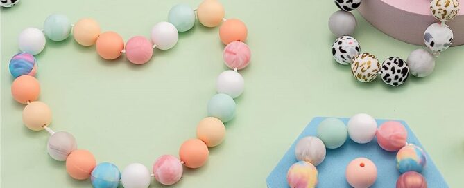 Silicone Bead Tool Silicone Beads for Keychain Silicone Bracelet Necklace
