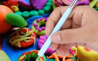 Silicone Clay Sculpting Tool Modeling Dotting Tool for Pottery Craft Silicone Tool Wickes