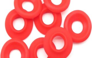 Silicone Rubber Gaskets High-Pressure Leak-proof Seals for Home Brew Beer Red types of rubber gaskets