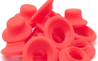 Silicone Rubber Gaskets High-Pressure Leak-proof Seals for Home Brew Beer Red types of rubber gaskets