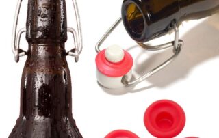 Silicone Rubber Gaskets High-Pressure Leak-proof Seals for Home Brew Beer Red types of rubber gaskets