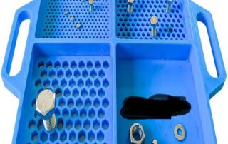 Silicone Tool Toolstation Mechanic Tools Bolt Nut and Bit Silicone Organizer Flexible Rubber with Handle