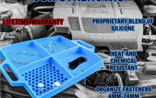 Silicone Tool Toolstation Mechanic Tools Bolt Nut and Bit Silicone Organizer Flexible Rubber with Handle