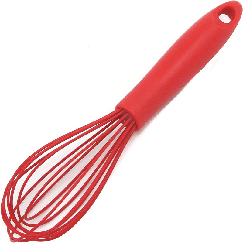 Silicone Whisks for Cooking Stainless Steel & Silicone Egg Beater Silicone Twist Whisk