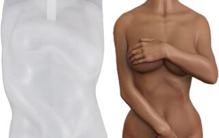 Silicone body mold 3D Body Shape Silicone Mold Naked Body Shape Candle Mould