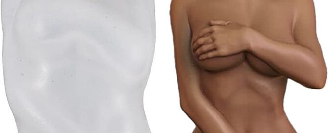 Silicone body mold 3D Body Shape Silicone Mold Naked Body Shape Candle Mould