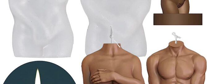 Silicone body mold 3D Body Shape Silicone Mold Naked Body Shape Candle Mould