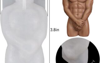Silicone body mold 3D Body Shape Silicone Mold Naked Body Shape Candle Mould