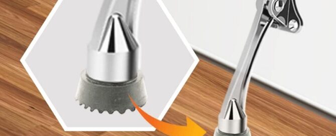 Threaded Rubber Bumper Kick Down Door Stop Ultra Grip Rubber Door Stop Replacement Tip