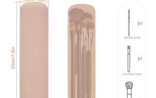 Travel Makeup Brush Holder Magnetic Anti-fall Out Silicon Portable Cosmetic Face Brushes Holder