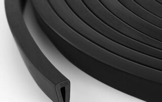 Run Channel Rubber Trim Edge Protector Rubber Strip Weather Resistance Metal Edge Protector