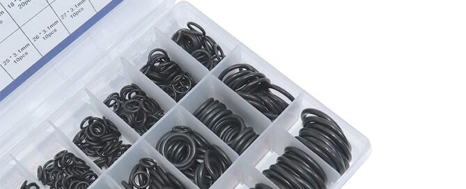 Silicone O Ring kit Rubber O Rings Kit for Faucet Plumbing Automotive Repair Nitrile Rubber Oring Kit