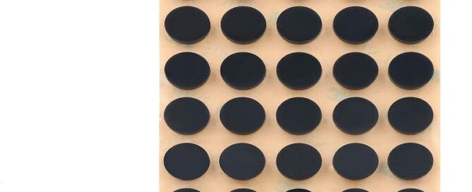 10mm Rubber Feet Furniture Silicone Rubber Pads 10mm Diameter Round 3M Self Adhesive Mat