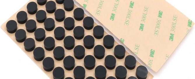 10mm Rubber Feet Furniture Silicone Rubber Pads 10mm Diameter Round 3M Self Adhesive Mat