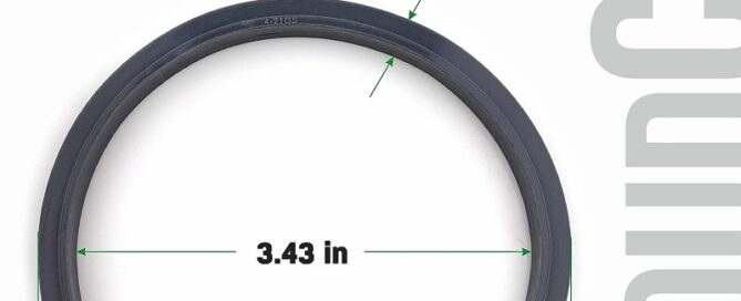 5-inch Rubber Gasket Rubber Seal Ring Accessories Gasket Replacement Parts For Blender