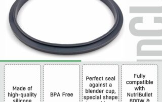 5-inch Rubber Gasket Rubber Seal Ring Accessories Gasket Replacement Parts For Blender