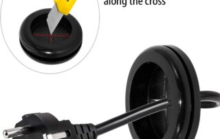 60mm Rubber Grommet Rubber Plug 50mm Drill Hole Synthetic Rubber Grommets Wire Protection