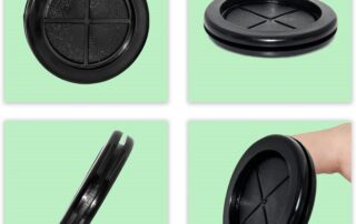 60mm Rubber Grommet Rubber Plug 50mm Drill Hole Synthetic Rubber Grommets Wire Protection