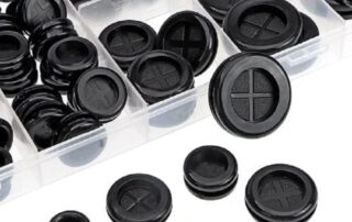 Automotive Rubber Body Plugs Double-Sided Round Rubber Hole Plug Kits Used to Protect Cables Wires Firewalls Hole Plugs
