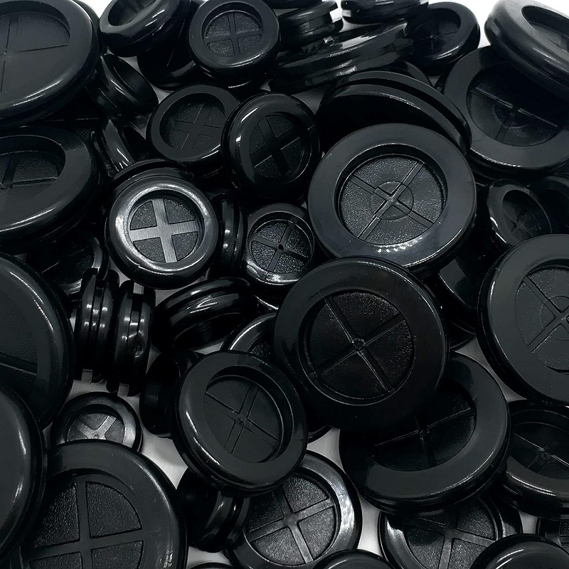 Automotive Rubber Body Plugs Double-Sided Round Rubber Hole Plug Kits Used to Protect Cables Wires Firewalls Hole Plugs