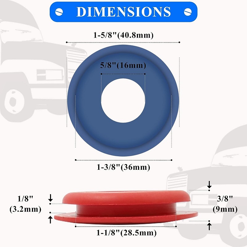 Black Rubber Hand Seal Hand Grommets for Semi Trailers Blue Water Rubber And Gasket