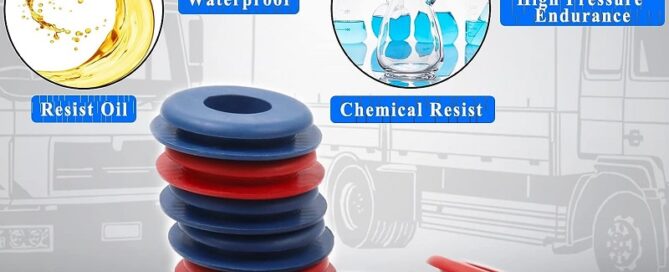 Black Rubber Hand Seal Hand Grommets for Semi Trailers Blue Water Rubber And Gasket
