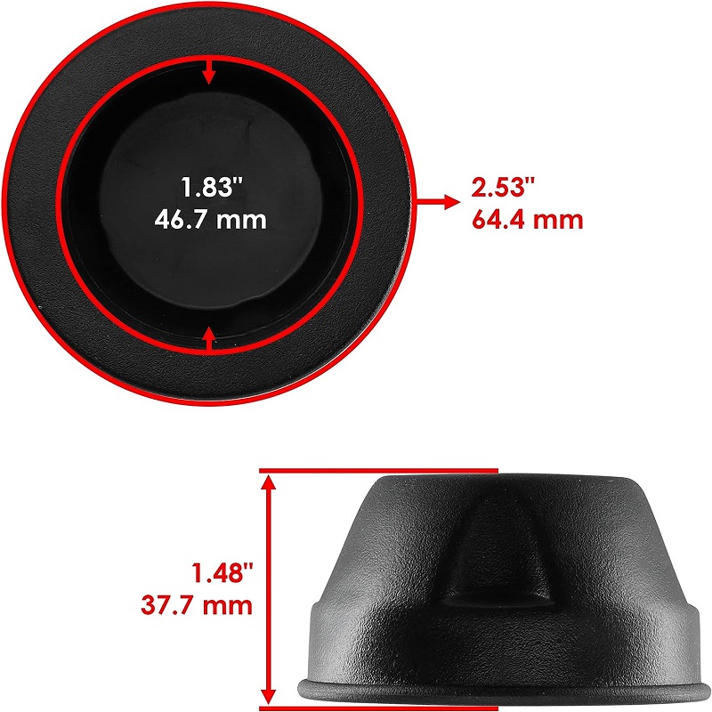 Centre Bearing Rubber Caps Trailer Wheel Hub Cap Rubber Dust Cover Caps