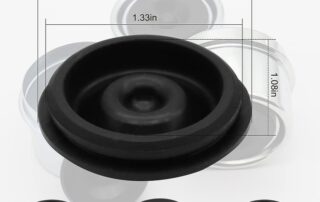 Centre Bearing Rubber Trailer Hub Bearing Dust Caps Trailer Axle Wheel Center Caps