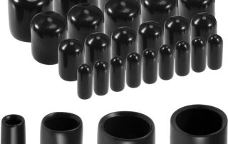 Chica rubber parts Connector Assortment Black Rubber Cap Carburetor Vacuum Plugs