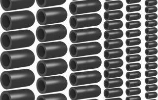 Chica rubber parts Connector Assortment Black Rubber Cap Carburetor Vacuum Plugs