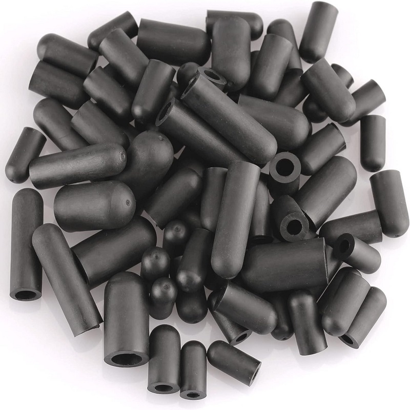 Chica rubber parts Connector Assortment Black Rubber Cap Carburetor Vacuum Plugs