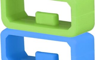 Fastener Rings Bands Keepers 22mm Rubber Watch Band Loops Silicone Connector Security Rings