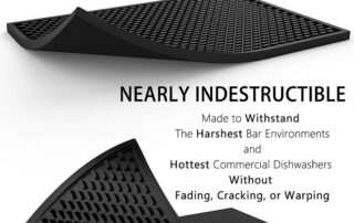 Garage Workbench Mat 12 Inch Thick Heat-Resistant and Food Safe Drip Mat Spill Mats for Counter Top Drying