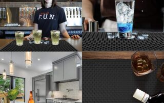 Garage Workbench Mat 12 Inch Thick Heat-Resistant and Food Safe Drip Mat Spill Mats for Counter Top Drying