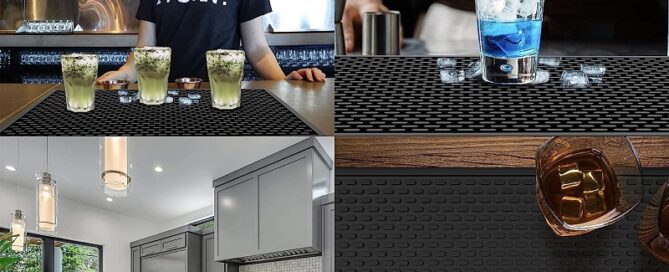 Garage Workbench Mat 12 Inch Thick Heat-Resistant and Food Safe Drip Mat Spill Mats for Counter Top Drying